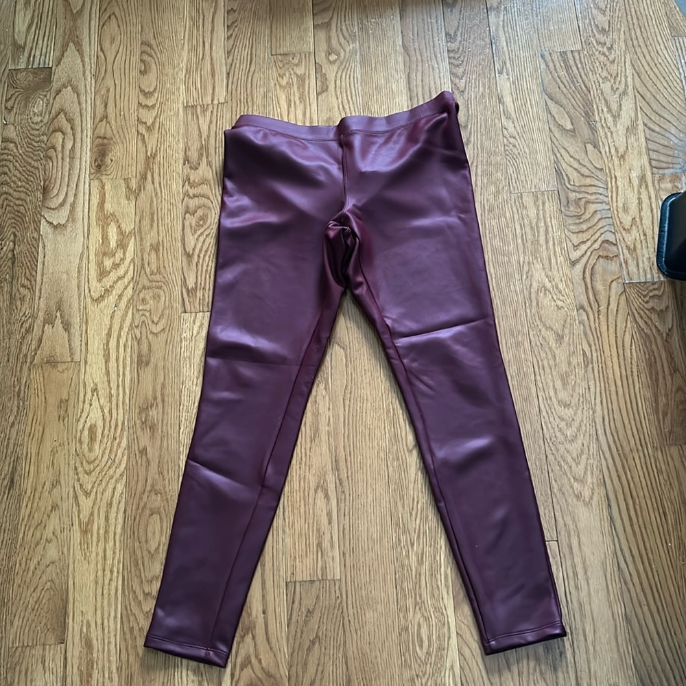 Leather leggings